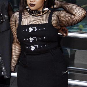 KILLSTAR DARK SHADOWS DRESS W/ BATS size MEDIUM